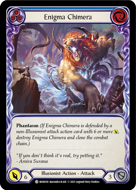 (1st Edition-RF) Enigma Chimera (Blue) - MON100