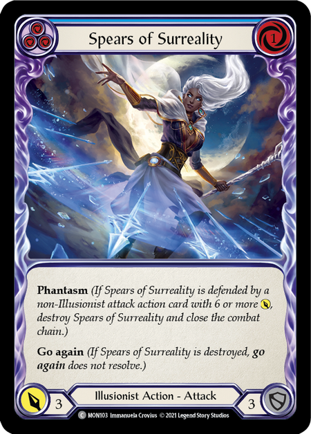 (1st Edition) Spears of Surreality (Blue) - MON103