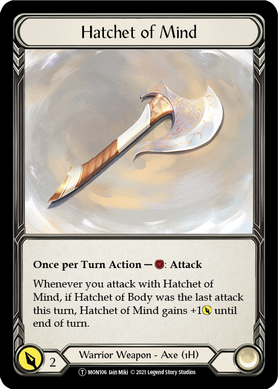 Hatchet of Mind - UL-MON106