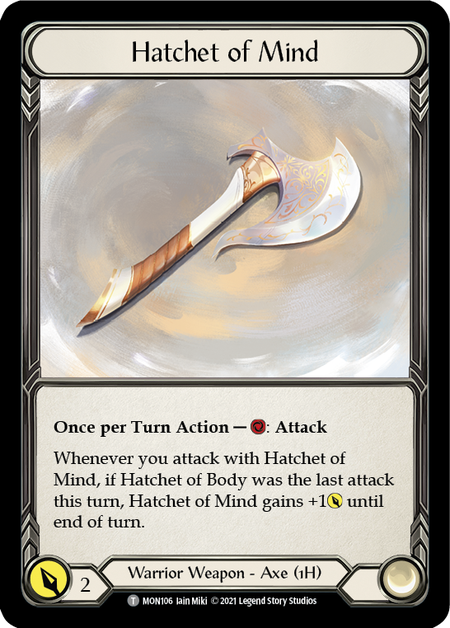 (1st Edition) Hatchet of Mind - MON106