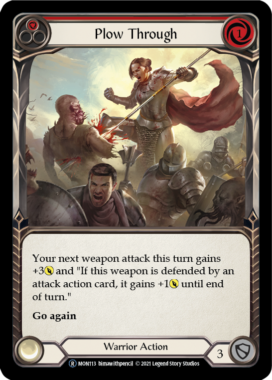 Plow Through (Red) - UL-MON113