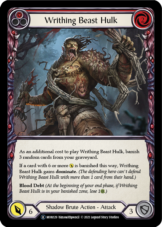 Writhing Beast Hulk (Red) - UL-MON129