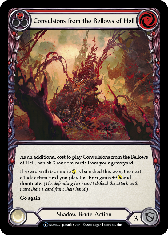 Convulsions from the Bellows of Hell (Red) - UL-MON132