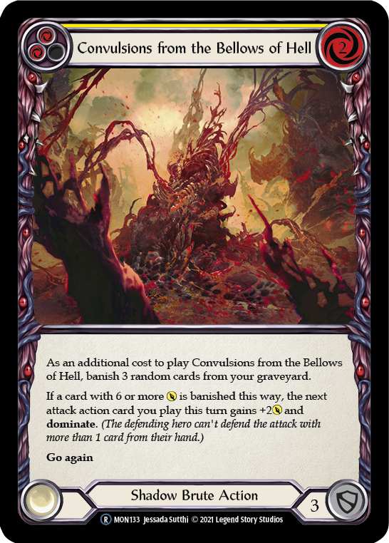 Convulsions from the Bellows of Hell (Yellow) - UL-MON133