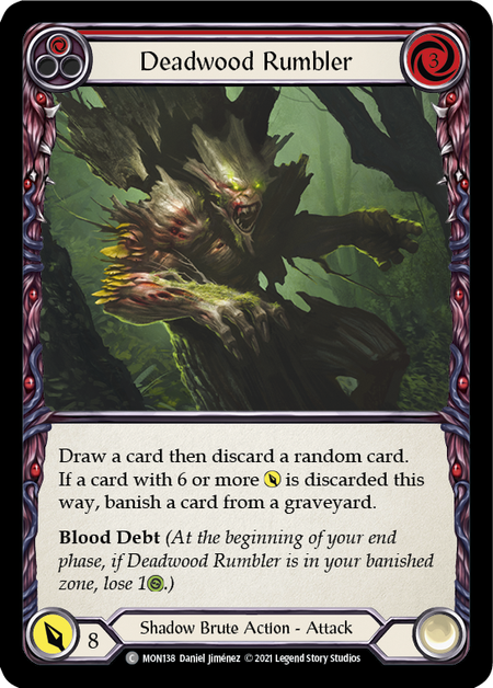 (1st Edition-RF) Deadwood Rumbler (Red) - MON138