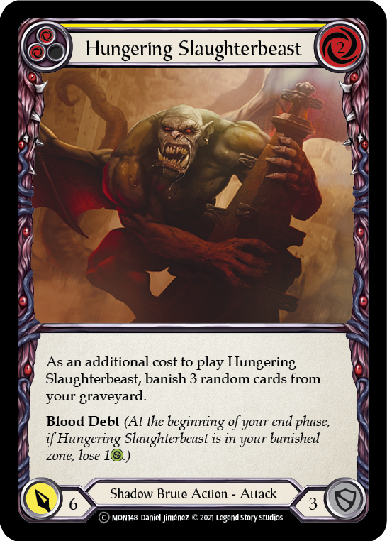 Hungering Slaughterbeast (Yellow) - UL-MON148