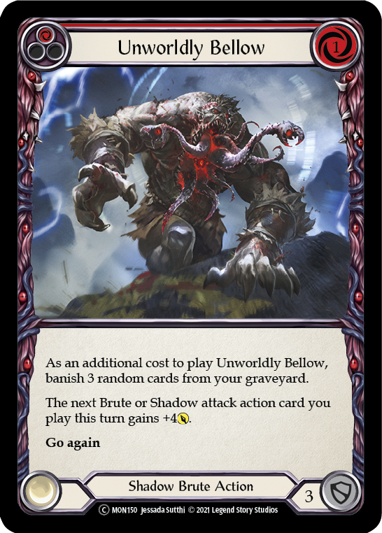 Unworldly Bellow (Red) - UL-MON150
