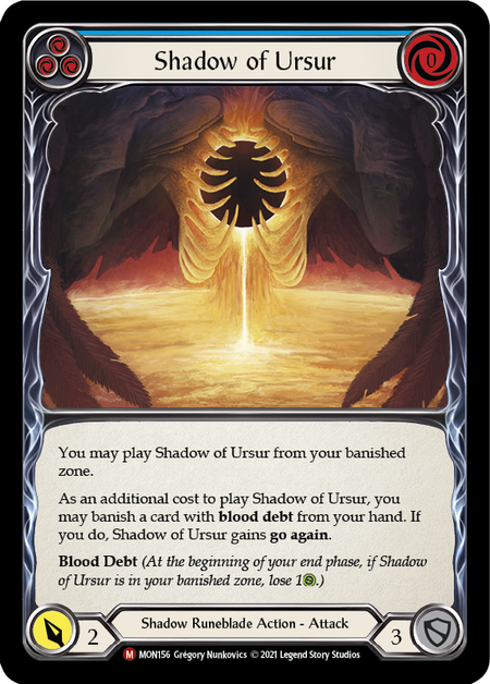 (1st Edition) Shadow of Ursur - MON156