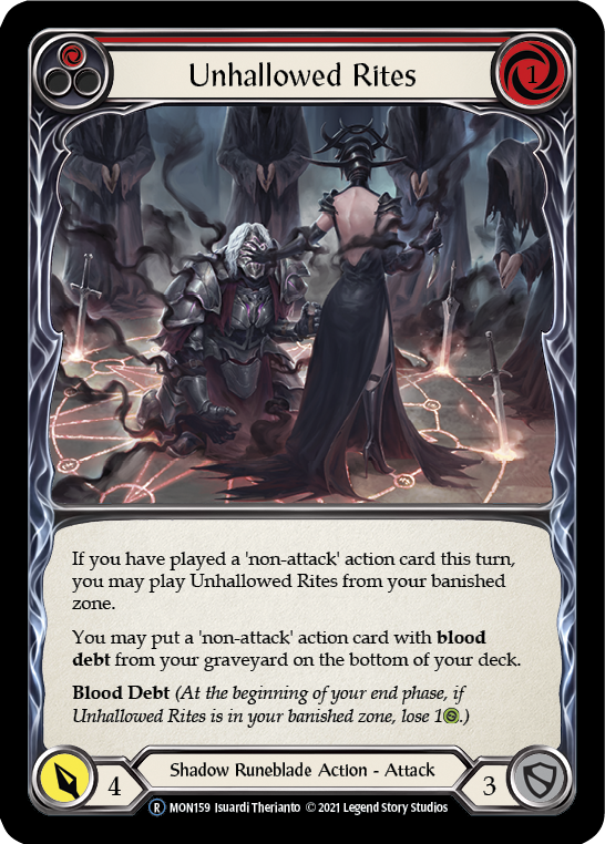 Unhallowed Rites (Red) - UL-MON159