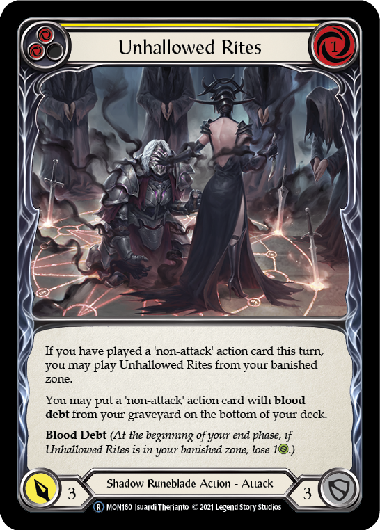 Unhallowed Rites (Yellow) - UL-MON160