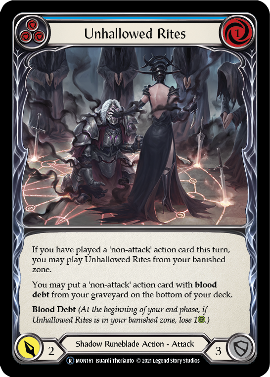 Unhallowed Rites (Blue) - UL-MON161