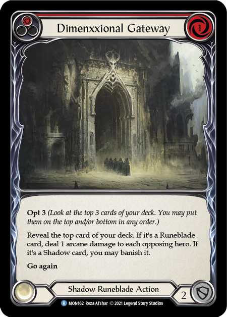 (1st Edition) Dimenxxional Gateway (Red) - MON162