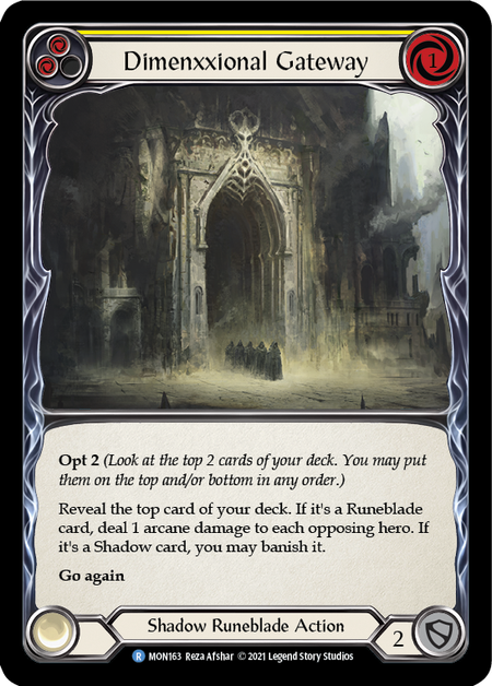 (1st Edition) Dimenxxional Gateway (Yellow) - MON163