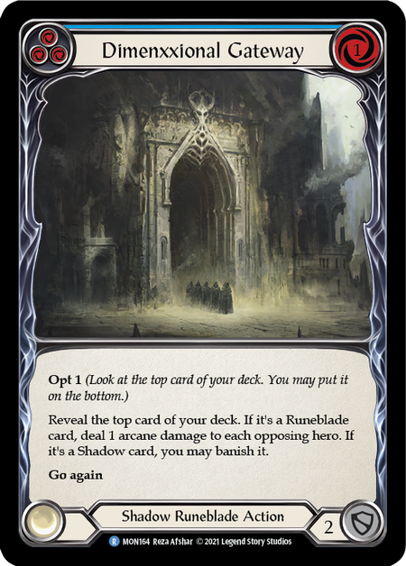 (1st Edition) Dimenxxional Gateway (Blue) - MON164