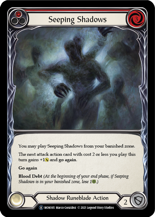 Seeping Shadows (Red) - UL-MON165