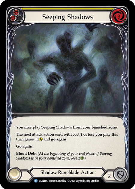 (1st Edition) Seeping Shadows (Yellow) - MON166