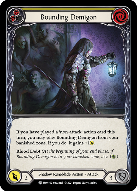 (1st Edition-RF) Bounding Demigon (Yellow) - MON169