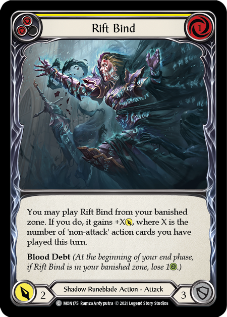 (1st Edition) Rift Bind (Yellow) - MON175