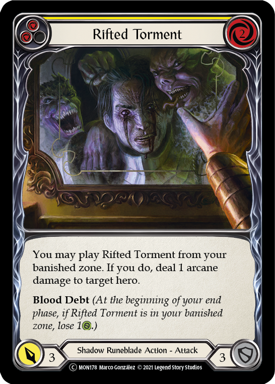 Rifted Torment (Yellow) - UL-MON178