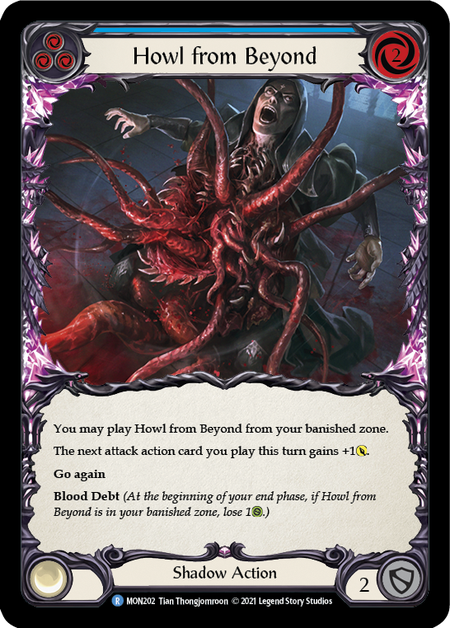 (1st Edition) Howl from Beyond (Blue) - MON202