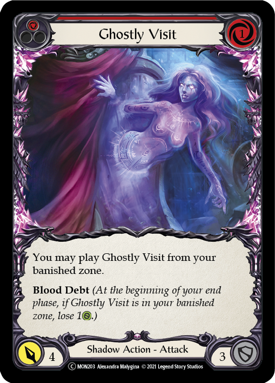 Ghostly Visit (Red) - UL-MON203