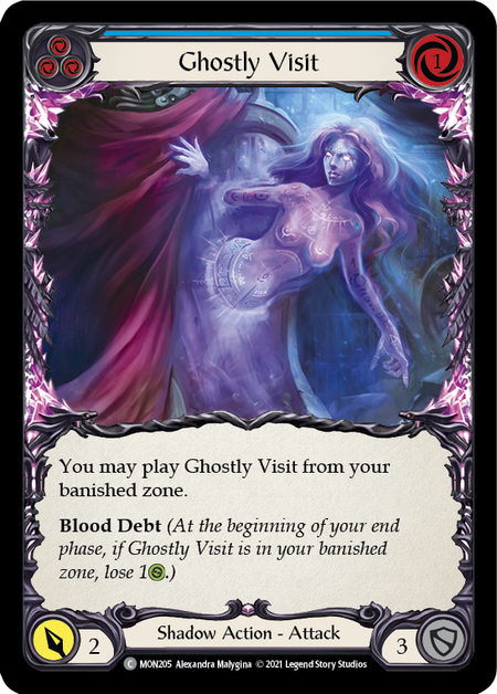 (1st Edition) Ghostly Visit (Blue) - MON205