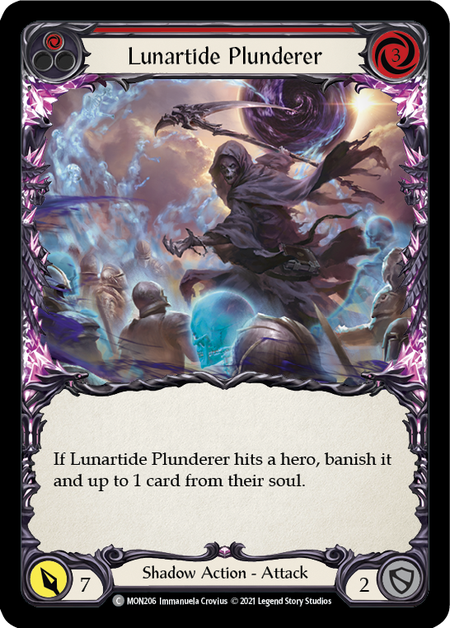 (1st Edition) Lunartide Plunderer (Red) - MON206
