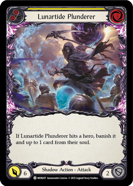 (1st Edition) Lunartide Plunderer (Yellow) - MON207