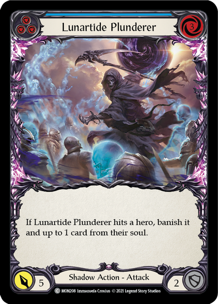 (1st Edition) Lunartide Plunderer (Blue) - MON208