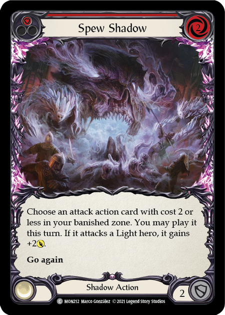 (1st Edition) Spew Shadow (Red) - MON212