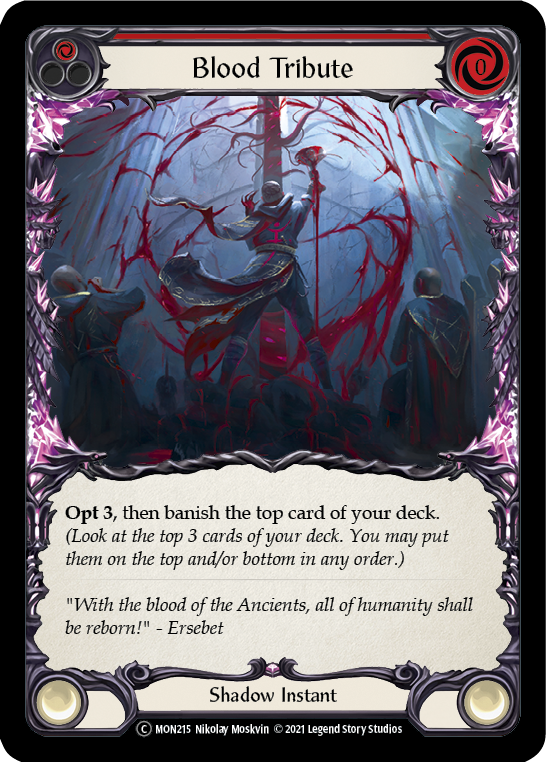 Blood Tribute (Red) - UL-MON215