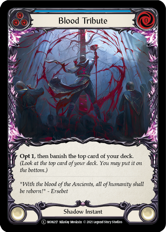 Blood Tribute (Blue) - UL-MON217