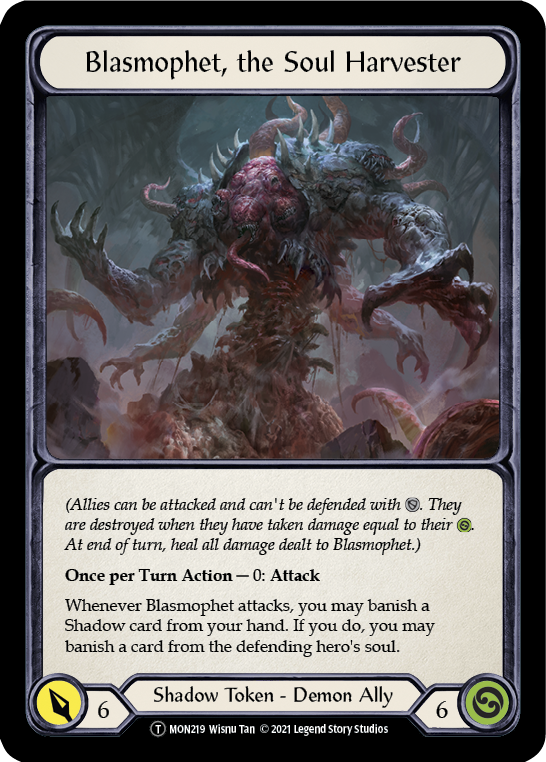 Blasmophet, the Soul Harvester // Ursur, the Soul Reaper - UL-MON219//MON220