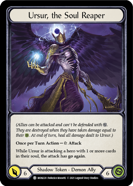 (1st Edition) Ursur, the Soul Reaper - MON220