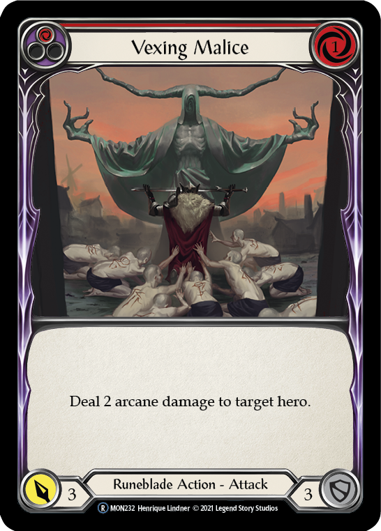 Vexing Malice (Red) - UL-MON232
