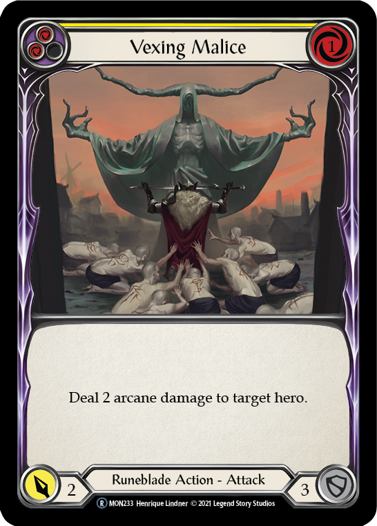 Vexing Malice (Yellow) - UL-MON233