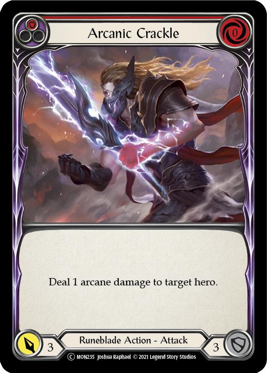 Arcanic Crackle (Red) - UL-MON235