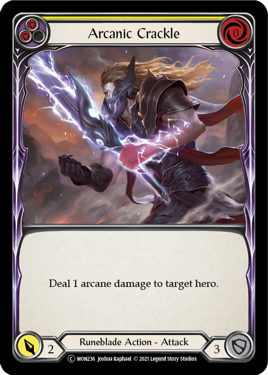 Arcanic Crackle (Yellow) - UL-MON236