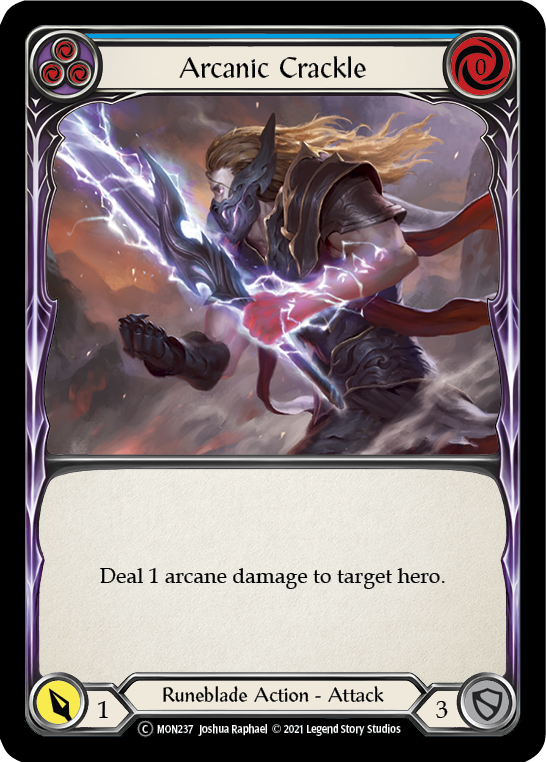 Arcanic Crackle (Blue) - UL-MON237
