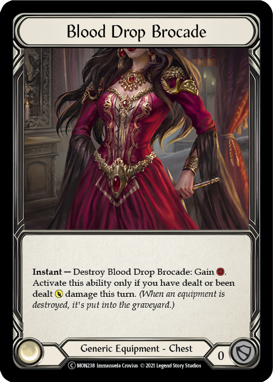 Blood Drop Brocade - UL-MON238