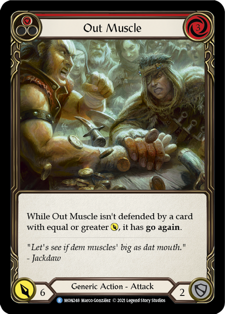 (1st Edition-RF) Out Muscle (Red) - MON248
