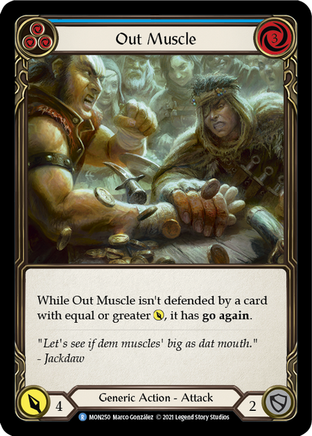 (1st Edition) Out Muscle (Blue) - MON250