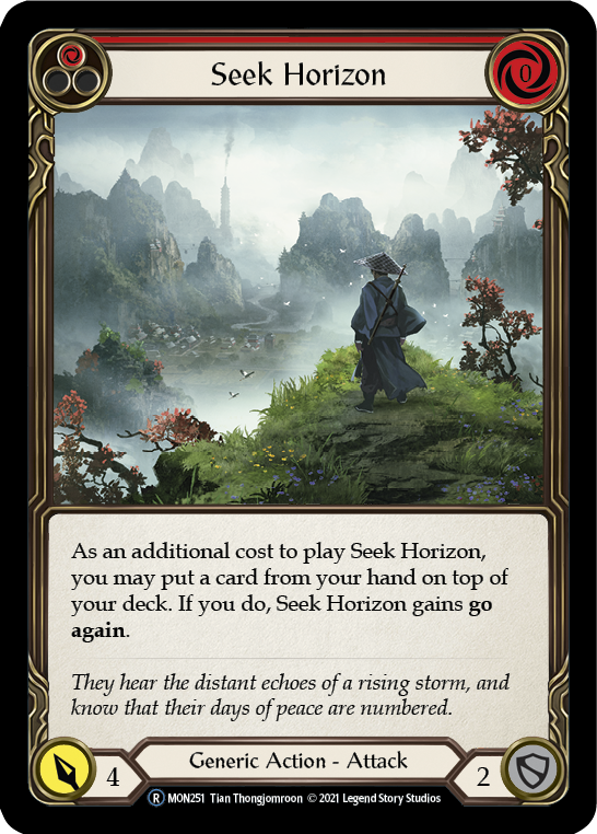 Seek Horizon (Red) - UL-MON251