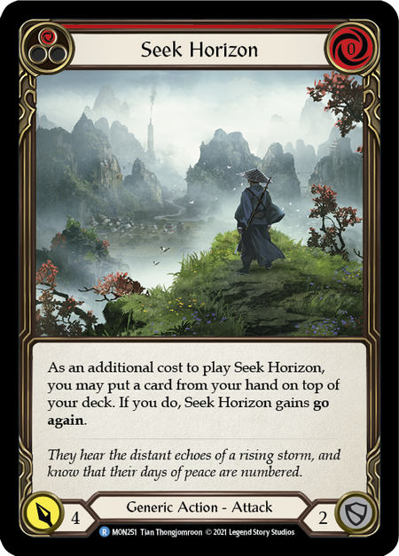 (1st Edition) Seek Horizon (Red) - MON251