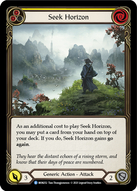 (1st Edition) Seek Horizon (Yellow) - MON252