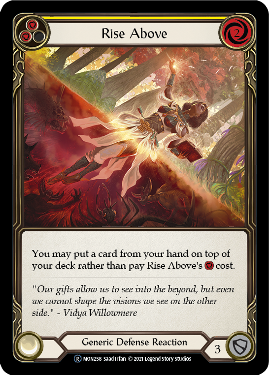 Rise Above (Yellow) - UL-MON258
