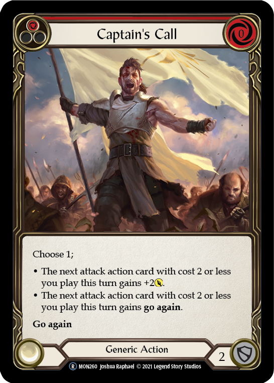 Captain's Call (Red) - UL-MON260