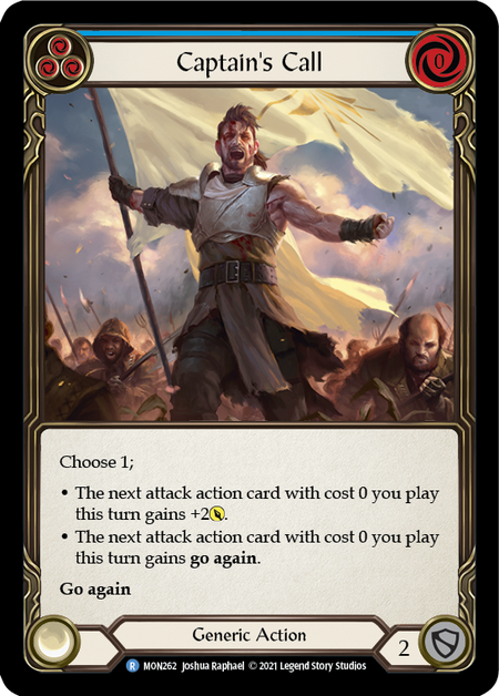 (1st Edition) Captain's Call (Blue) - MON262