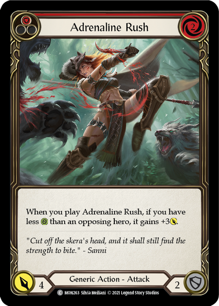 (1st Edition) Adrenaline Rush (Red) - MON263