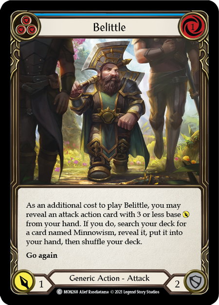 (1st Edition-RF) Belittle (Blue) - MON268